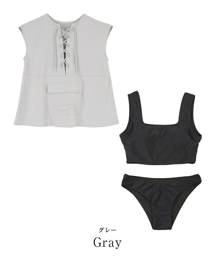 デザインタンクトップビキニ/水着 | SEA DRESS