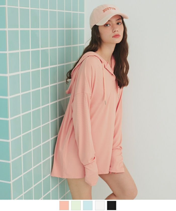 SEA DRESS ラッシュパーカー オーバーシルエットラッシュパーカープルオーバー | SEA DRESS