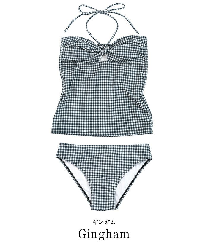 ショルダーリボンスウィムウェア リボン付フロントツイストビキニ/水着 | SEA DRESS