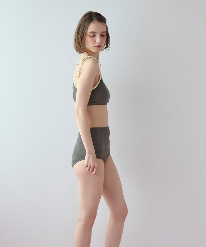 パイル素材パイピングビキニ/水着【メール便可／100】 | SEA DRESS