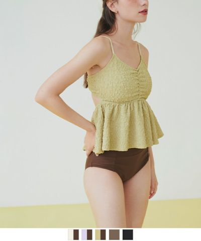 【新品未使用】SEA DRESS 水着　Sサイズ　上下3点セット SEA DRESS 水着 3点セット/シアートップス付ビキニ/水着