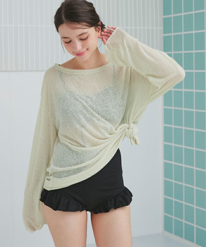 3点セット/シアートップス付ビキニ/水着 | SEA DRESS 3点セット/シアートップス付ビキニ/水着 | SEA DRESS