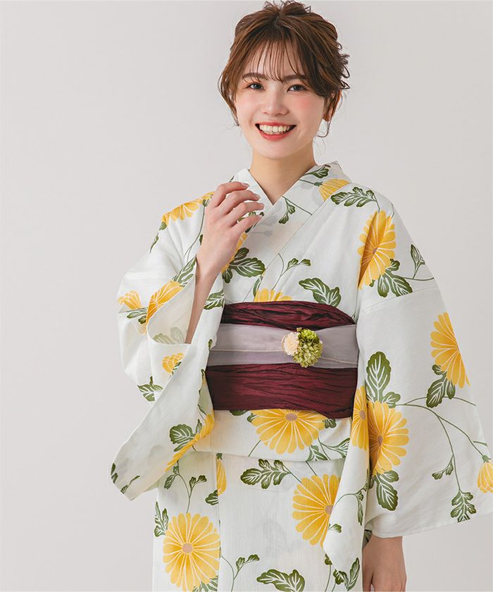 楽天市場】浴衣 レディース 女性浴衣単品 九重×中村里砂「グレー