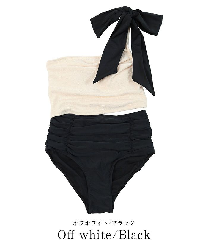 ワンショルダーカットアウトワンピース/水着 | SEA DRESS