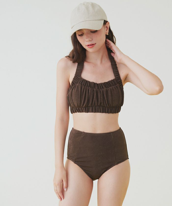ZIMMERMANN☆関税込み☆ワイリー ドレープホルターギャザー 水着 ZIMMERMANN☆関税込み☆ワイリー ドレープホルターギャザー 水着