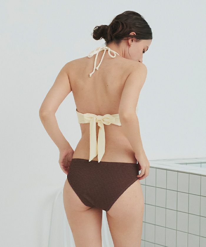 uneuneバックリボンホルターネックビキニ/水着 | SEA DRESS