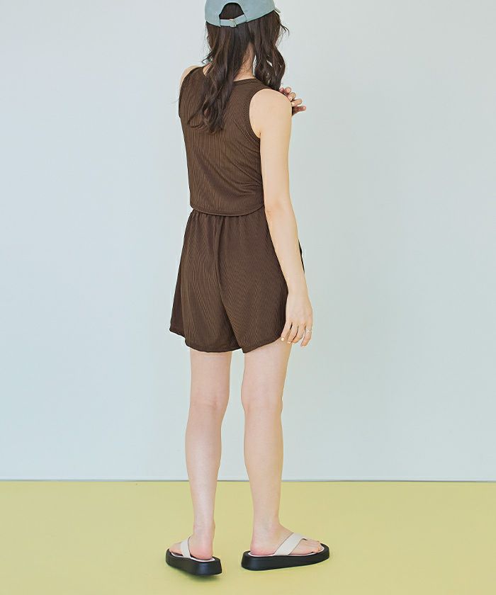 ♡新品♡arena サイズ13号水着 セット タンクトップ ショートパンツ TeddyShop 水着 レディース水着 アメリカンスリーブブラ+