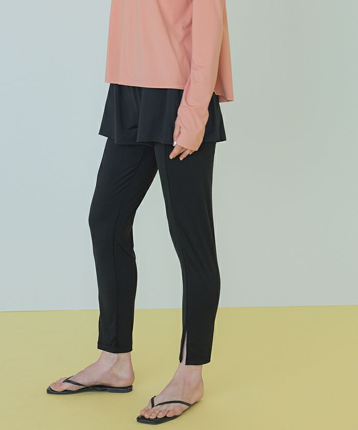 5点セット/ラッシュガードトップス×レギンス付ビキニ/水着 | SEA DRESS