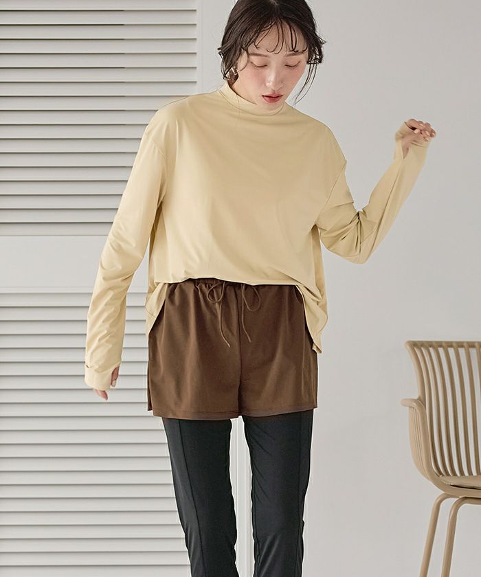 5点セット/ラッシュガードトップス×レギンス付ビキニ/水着 | SEA