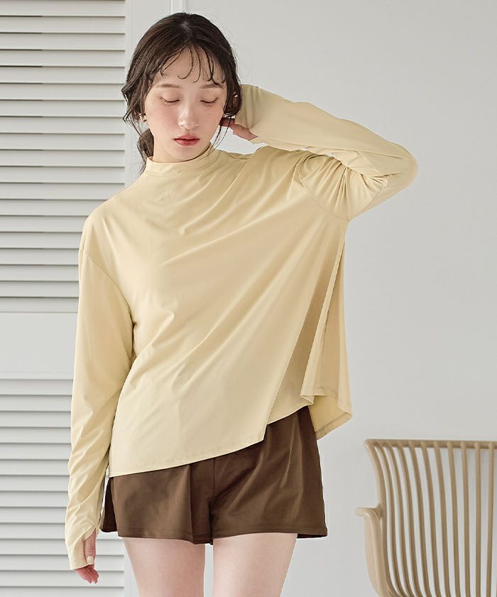 5点セット/ラッシュガードトップス×レギンス付ビキニ/水着 | SEA DRESS