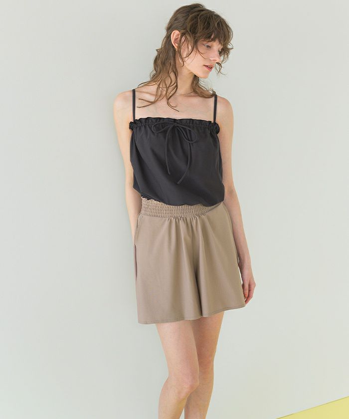 ウエストギャザーサスティナブルショートパンツ/水着 | SEA DRESS