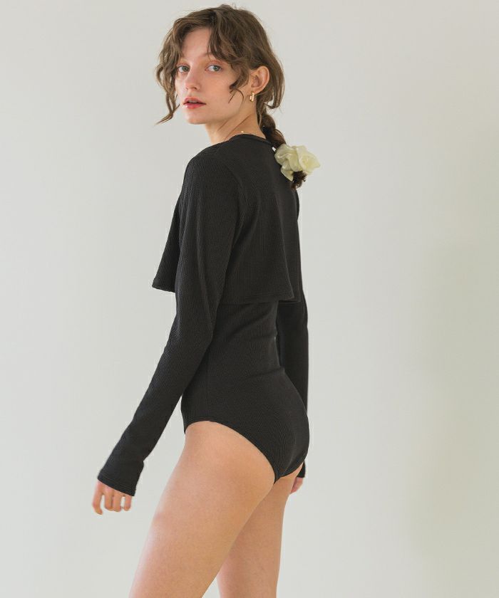 長袖カーディガン付ワンピース/セット水着 | SEA DRESS