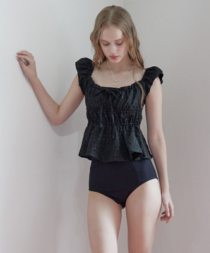 3点セット/ティアードフリルトップス付ビキニ/水着 | SEA DRESS