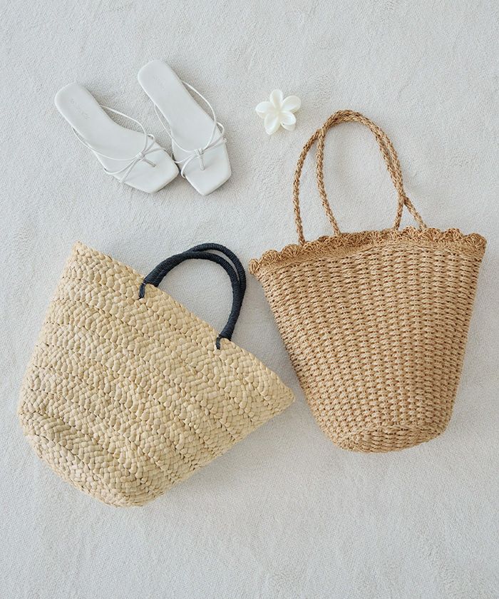 SEA ベージュ かごバッグ 選べる2typeかごバッグ | SEA DRESS