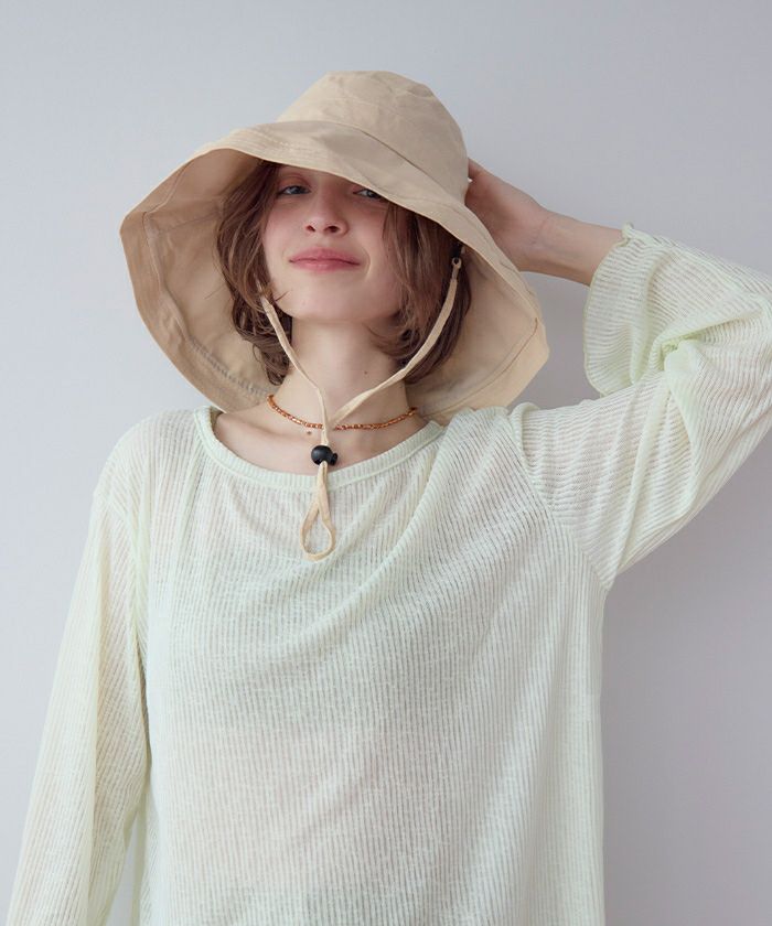 2wayワイドブリムハット | SEA DRESS